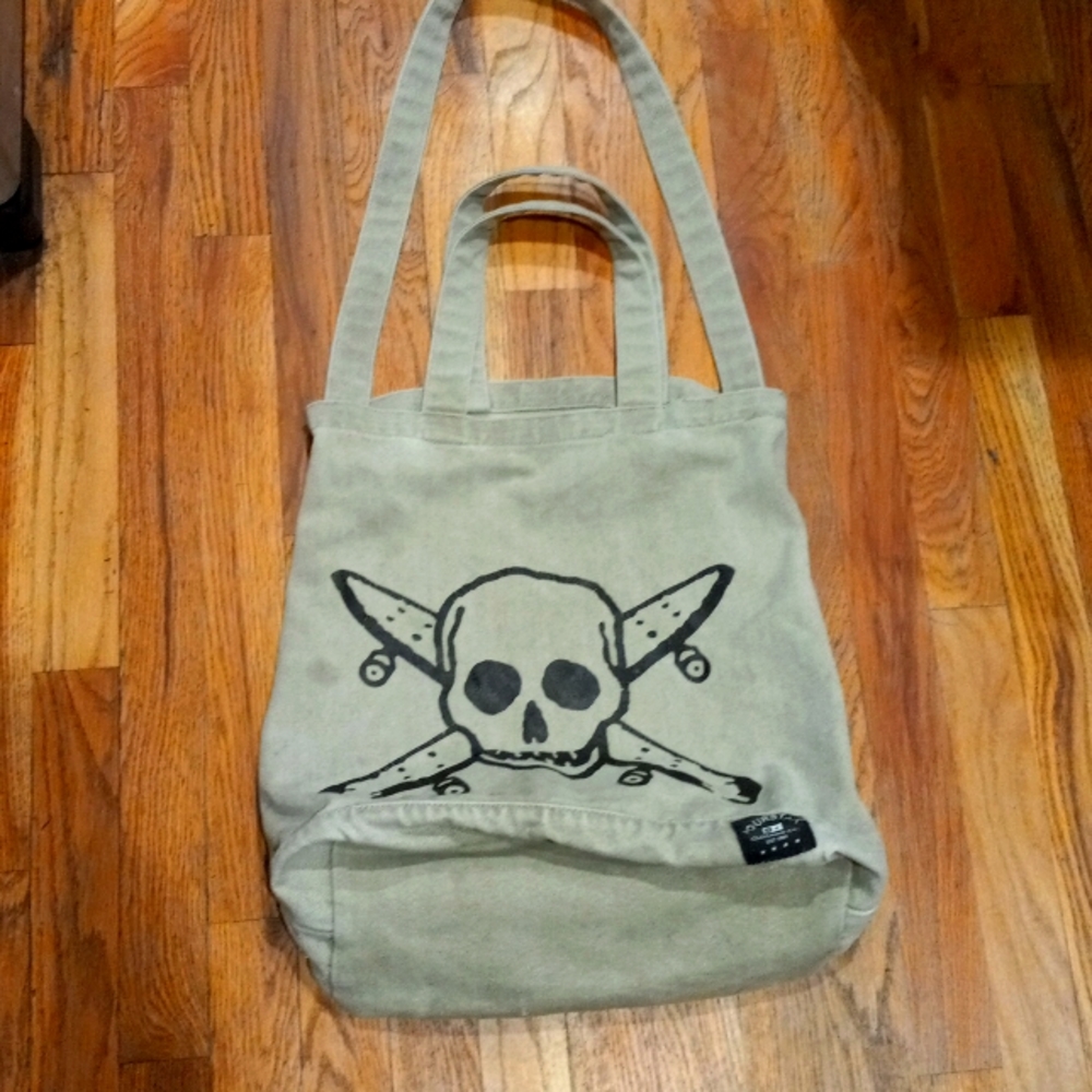 Foursquare Clothing Co. Cotton canvas tote bag with handles and shoulder strap